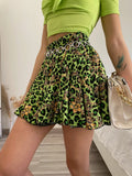 Gonna a ruota animalier lime