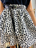 Gonna con balza e cuori