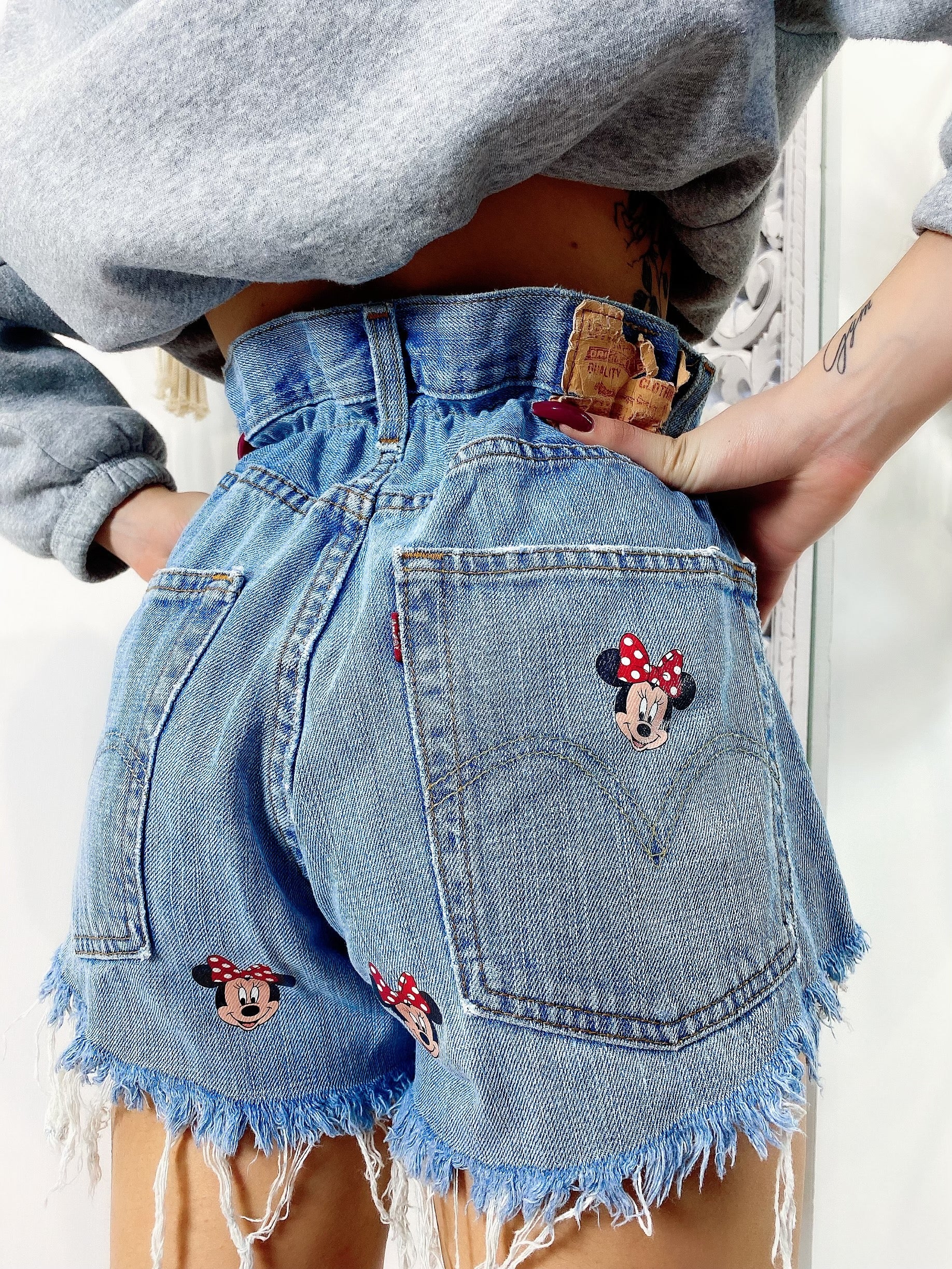 Short Levi’s Vintage bagno chiaro con stampe