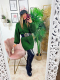 Maxi maglione Verde militare