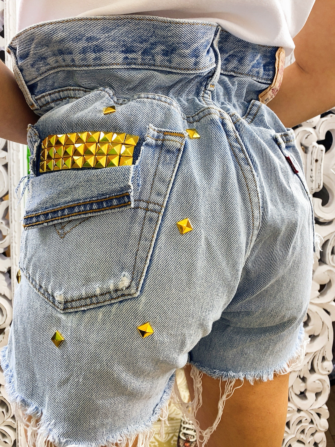 Short Vintage Levi’s basic chiaro