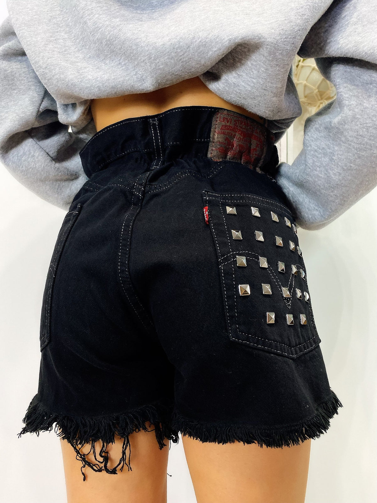 Short Levi’s Vintage con Borchie Nero