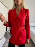 Giacca con strass rossa