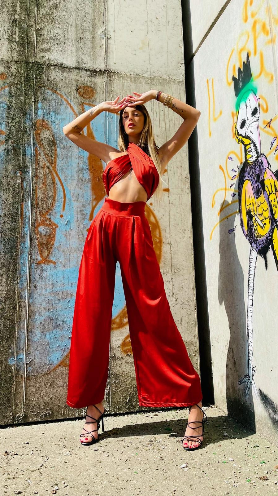 Completo influencer Pantalone e Top