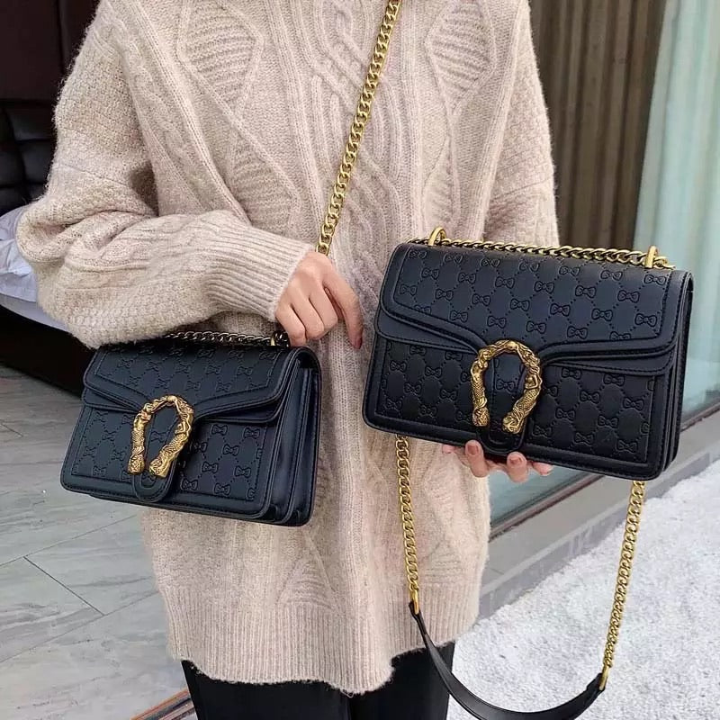 Pochette eco-pelle con ferro di cavallo