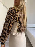 Maglione Vers nero Camel