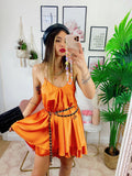 Abito con catenina Arancio