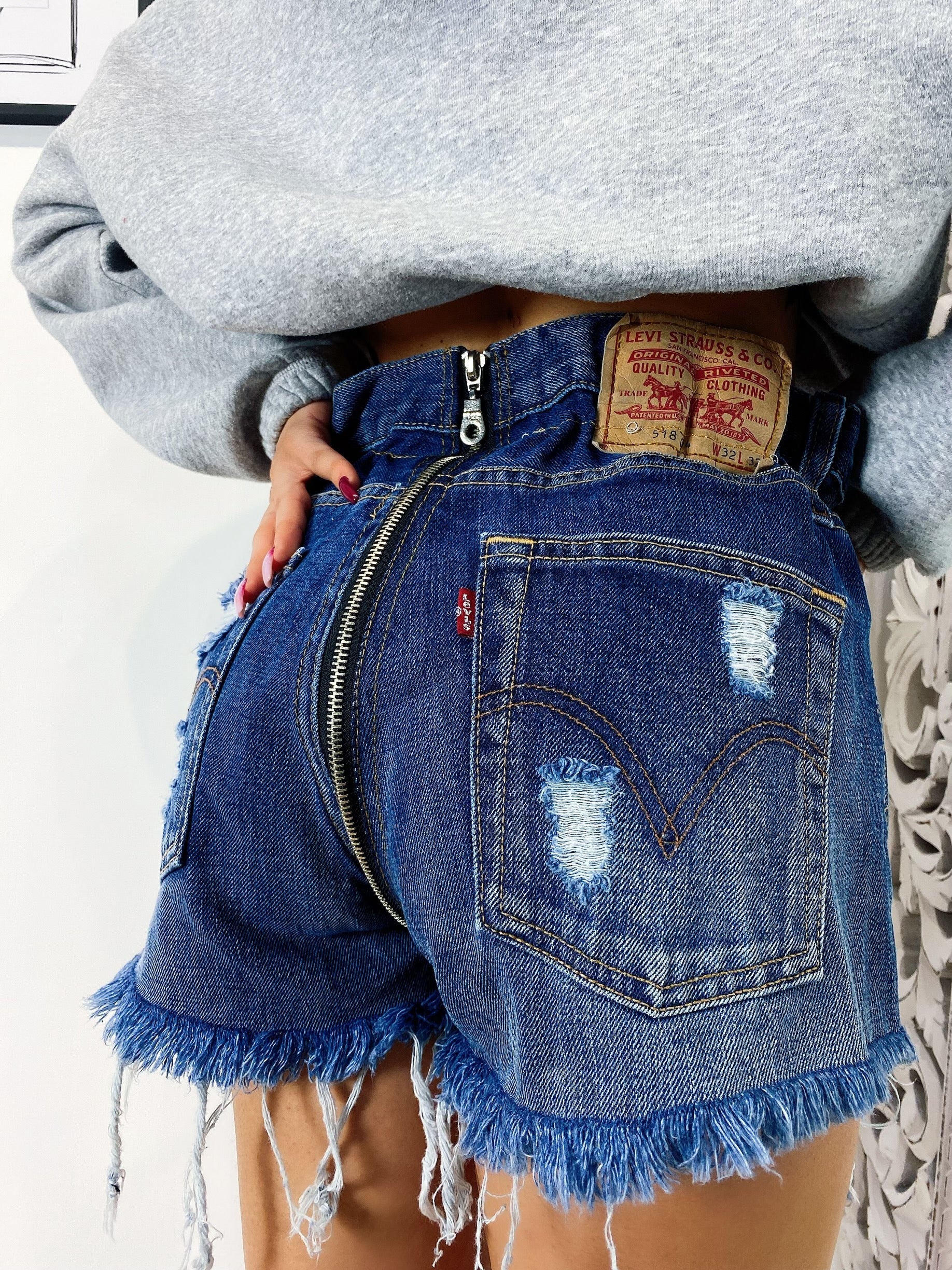 Levi’s Vintage bagno medio con zip posteriore