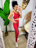 Set tuta sportiva colours rossa