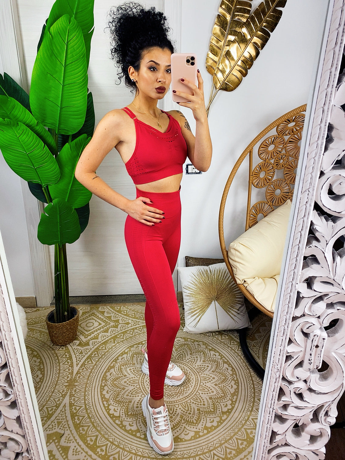 Set tuta sportiva colours rossa