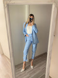 Completo giacca e pantalone carta da zucchero