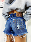 Short Levi’s Vintage con Borchie bagno medio