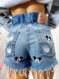Short Levi’s Vintage con stampa topolino bagno medio chiaro