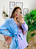 Abito Blazer lilla/Celeste