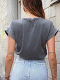 T-shirt wild grigia