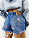 Short Levi’s Vintage con stampa Paperina bagno medio