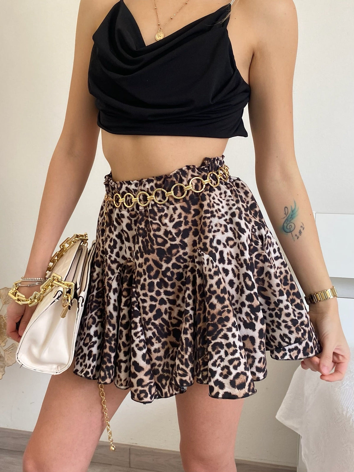 Gonna a ruota animalier