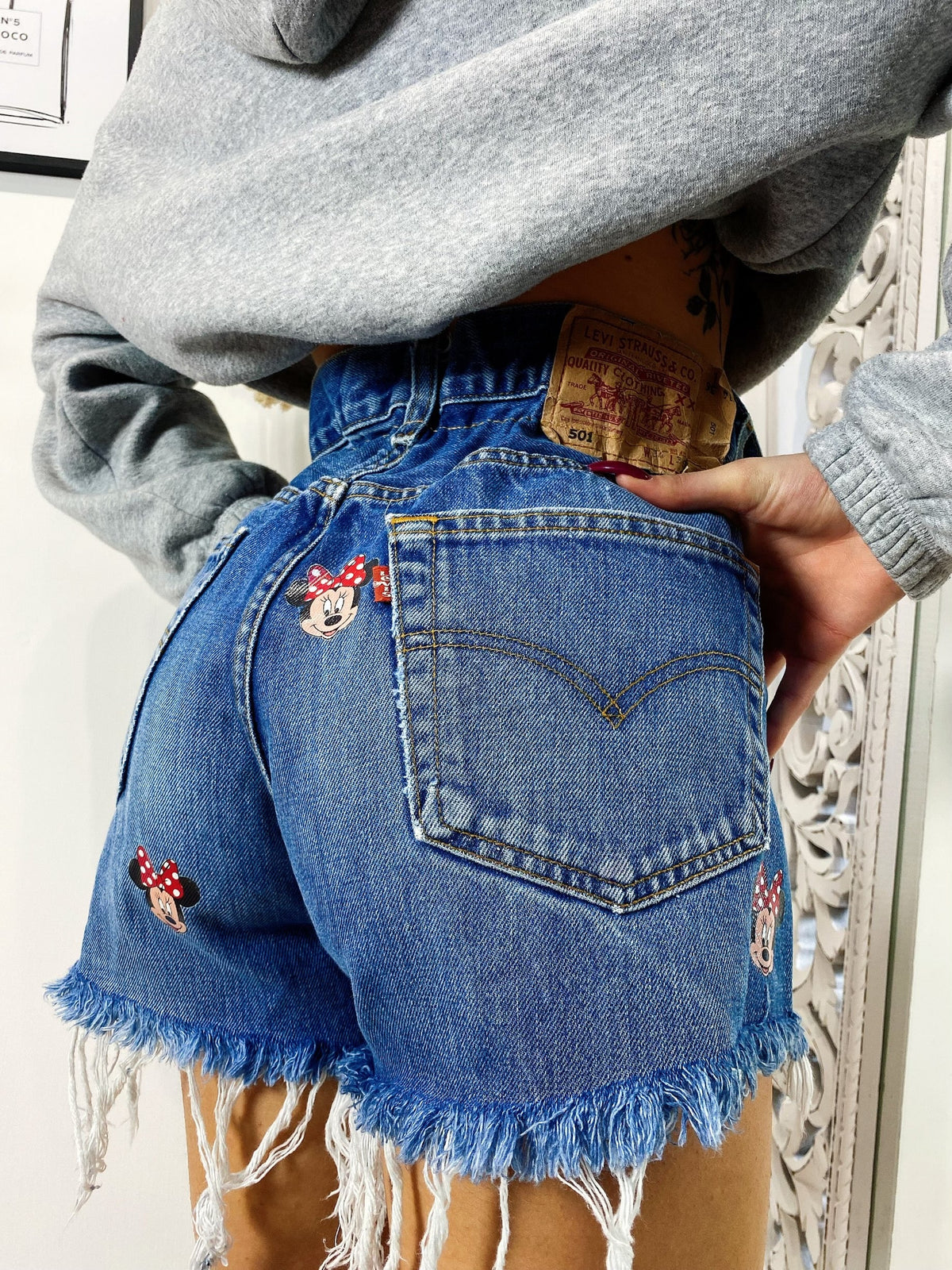 Short Levi’s Vintage bagno scuro con stampe