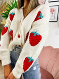 Cardigan con fragole top quality