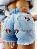 Short Levi’s Vintage con stampa topolina chiaro