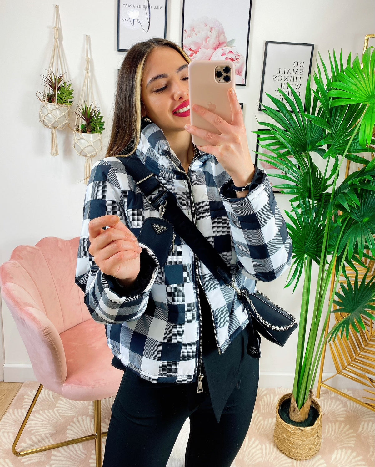 Bomber crop a Quadri