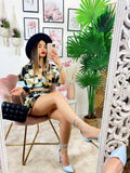 Completo etnico Short e Giacca base Nera