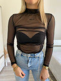 Body nero velato