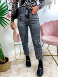 Jeans Bottone asimmetrico Grigio
