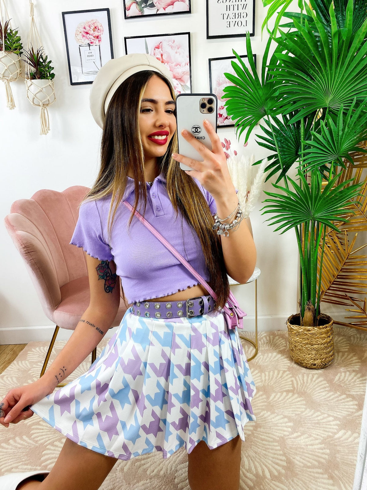 Top crop lilla