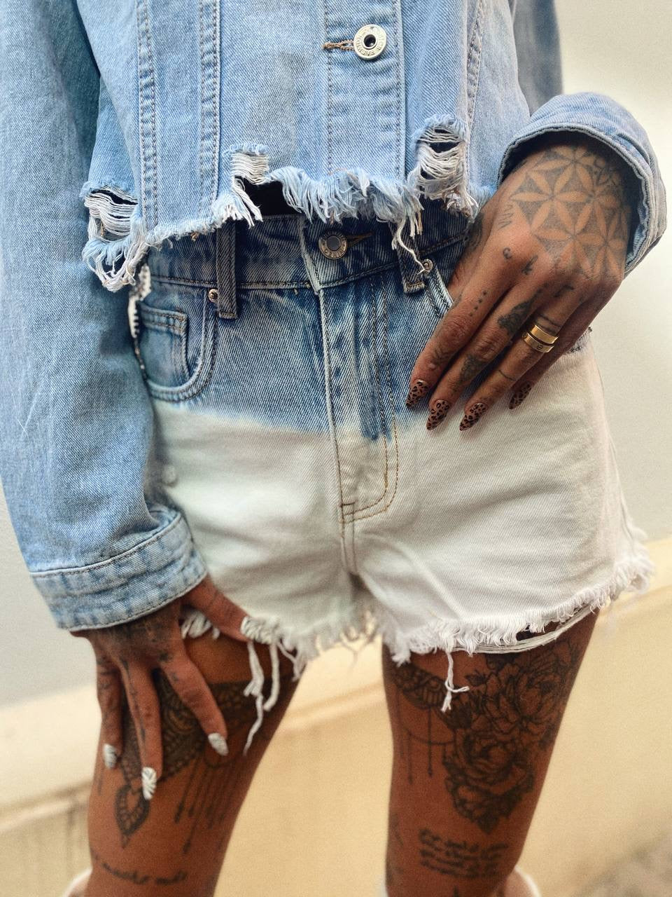 Short Jeans sfumato