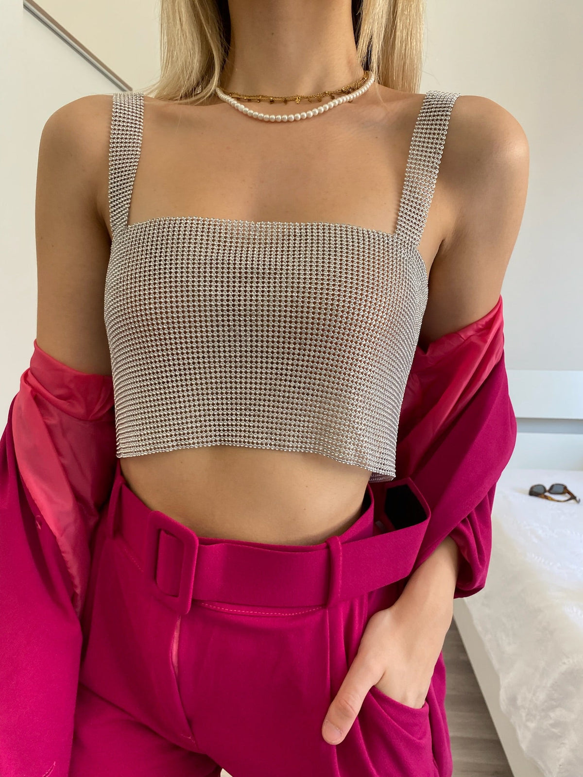 Top luxsequin silver
