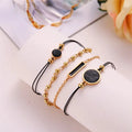 Bracciale con pietra nera