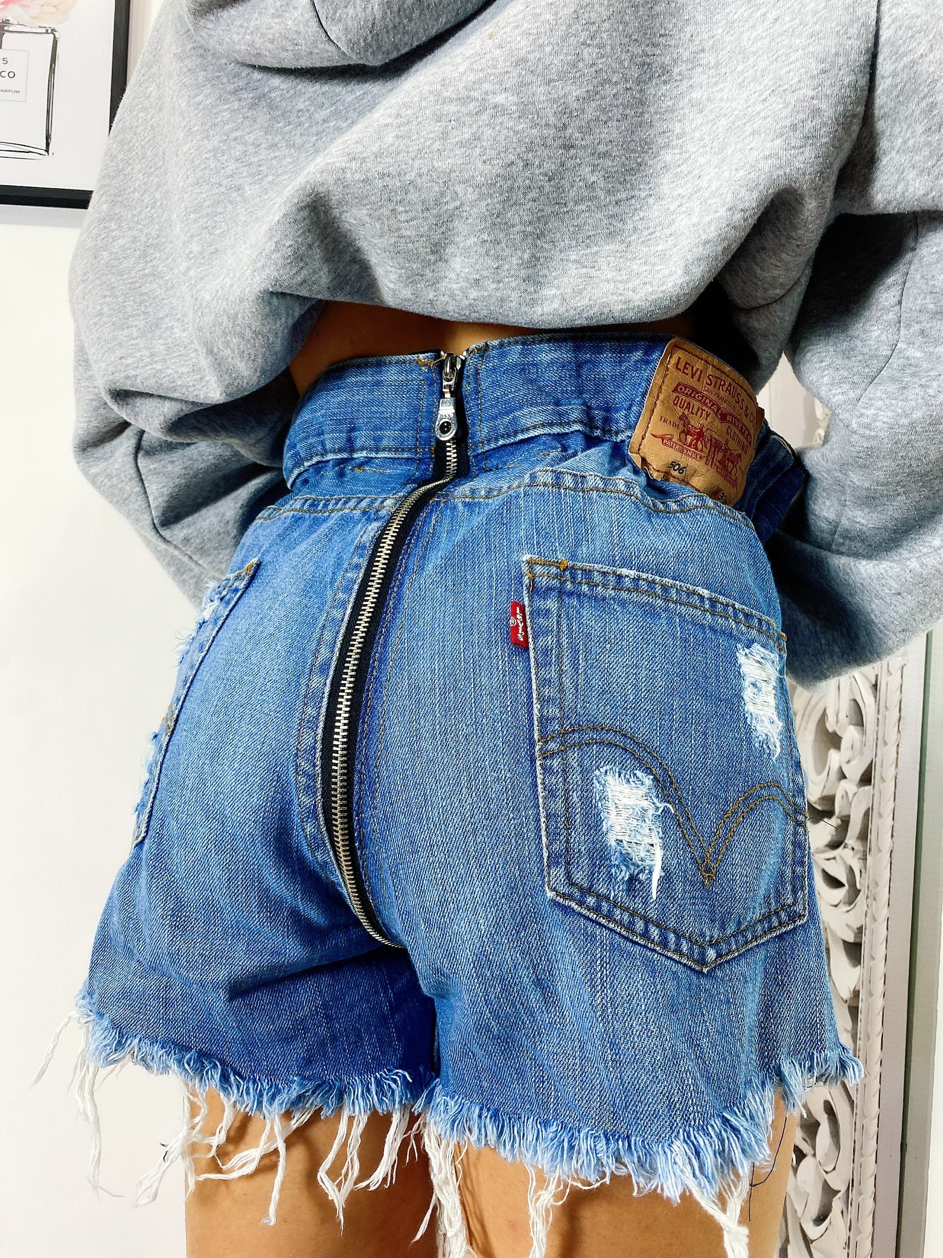 Levi’s Vintage bagno chiaro con zip posteriore