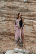 Kimono animalier rosa