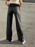 Pantalone in ecopelle