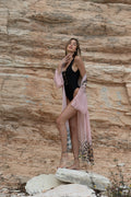 Kimono animalier rosa