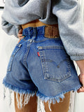 Short Levi’s Vintage bagno medio con strappi