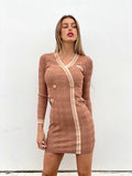 Abito in maglia a trama nude