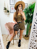 Completo top e pantaloncino maculato