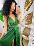 Dress Afrodite verde militare