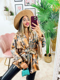 Cappotto con frange