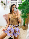 Short con Orsetti lilla