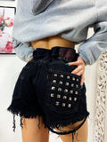 Short Levi’s Vintage con Borchie Nero