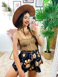 Short con Orsetti Nero