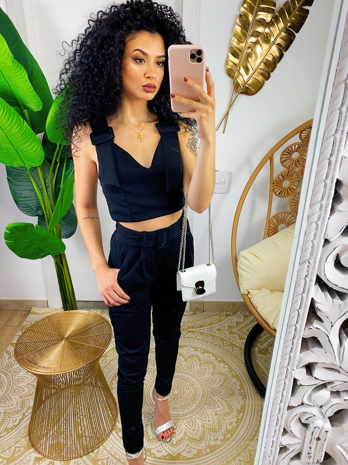 Completo top e pantalone