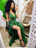Dress Afrodite verde militare