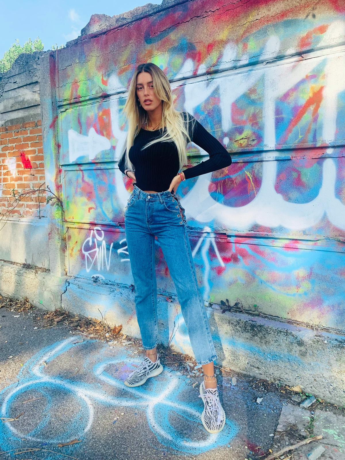 Jeans con catene