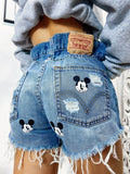 Short Levi’s Vintage con stampa topolino bagno medio chiaro