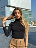 Top monospalla nero