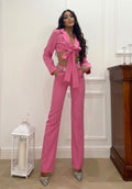 Completo top e pantalone Fuxia